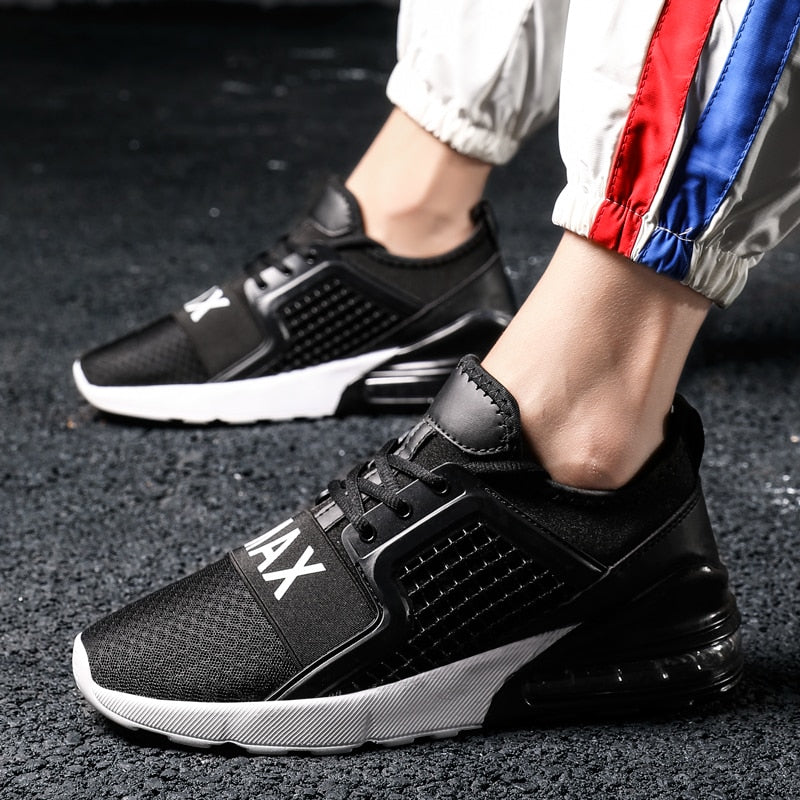 Men's breathable air cushion jogging shoes