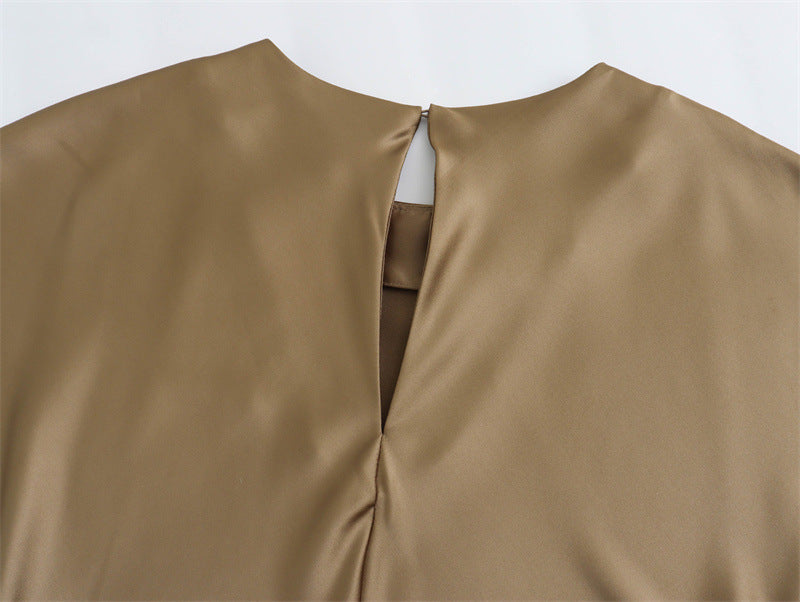 Elegant Keyhole Back A-Line Robe Sleeveless Female Long Dresses