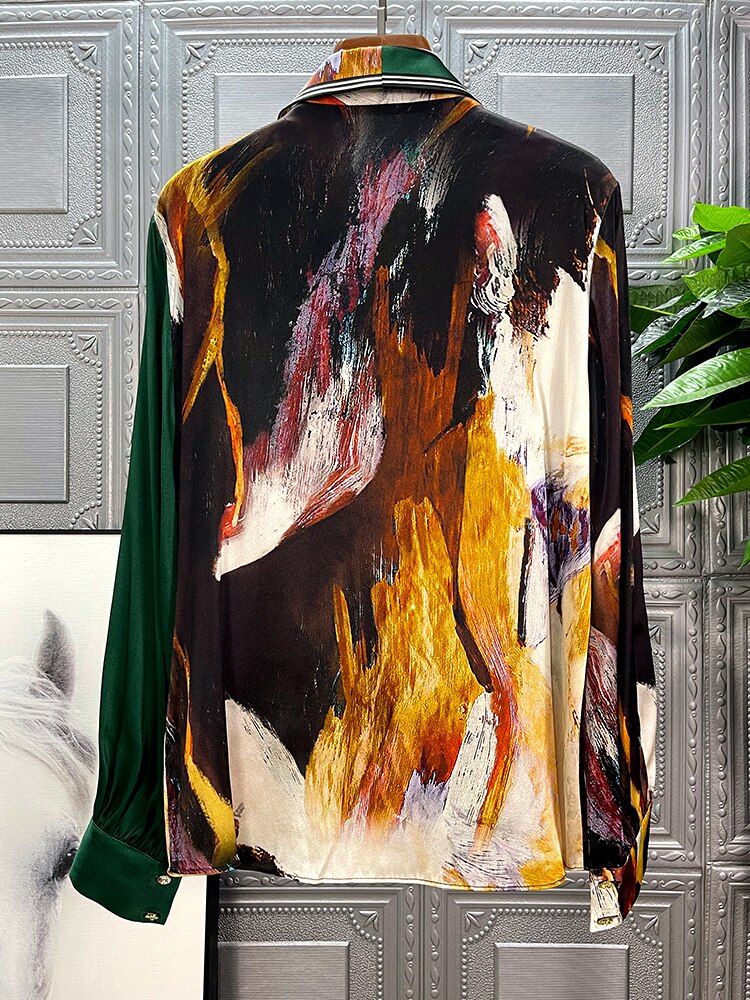 Long sleeve office blouse