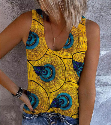 Sleeveless womens T shirts