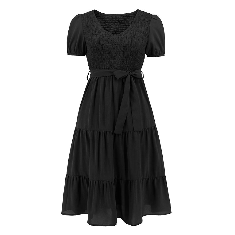 Women short sleeve casual dress