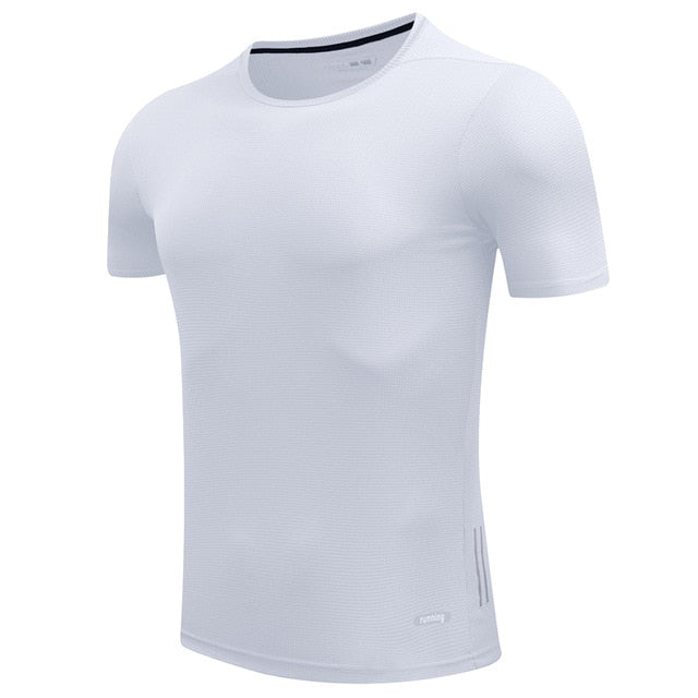Men quick dry running t shirts