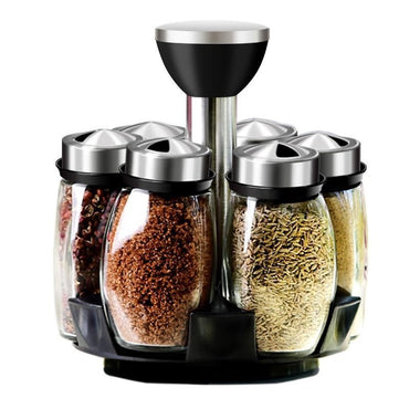 Rotatable spices holder