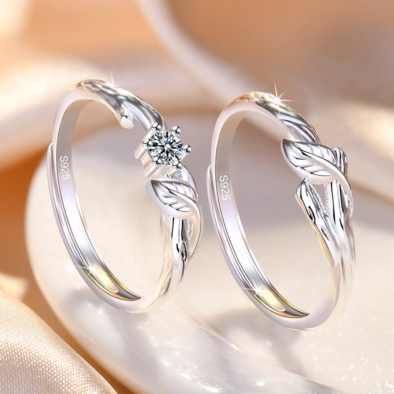 New couple rings Valentine's day gift