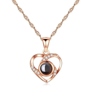 Heart  shape pendant and chain