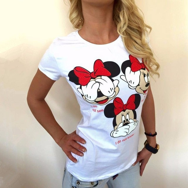 Printed Female T Shirt