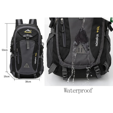 40L unisex waterproof men backpack travel pack