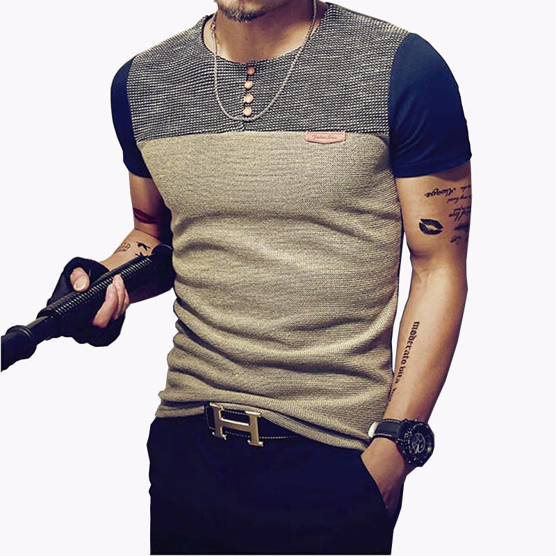 Men's casual short sleeve t shirt