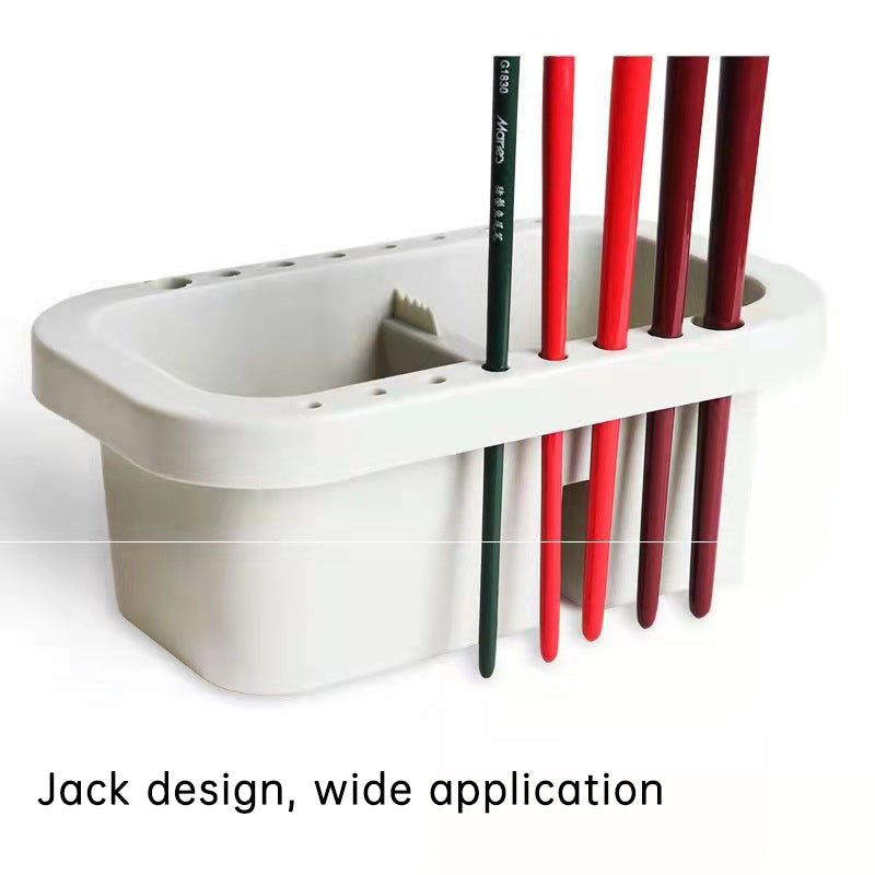 Multifunction Water Color Paint Brush Basin and Holder