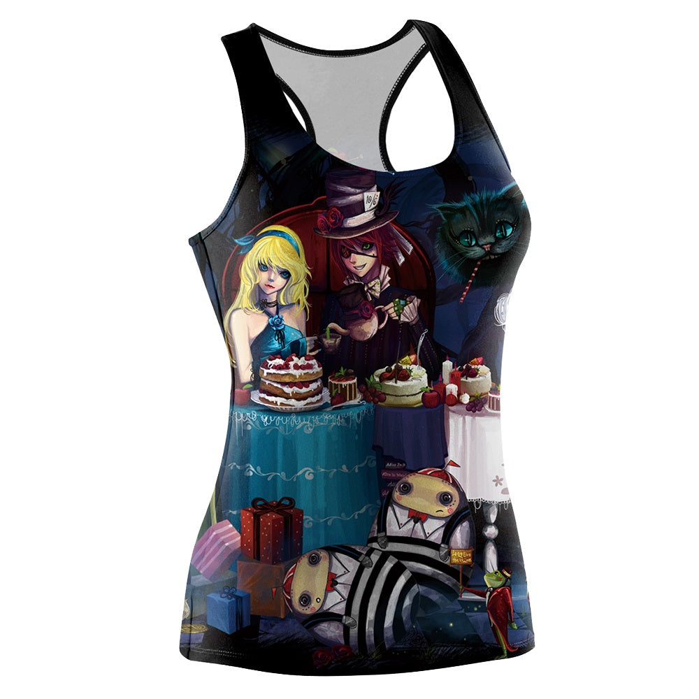 New fashion summer cat tank top for halloween party