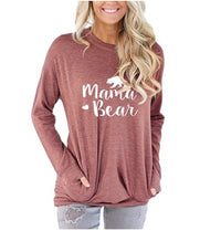 Mama bear style long sleeve t shirt