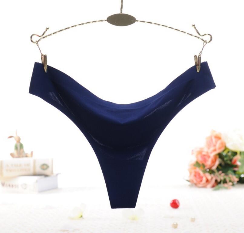 Women Silk Seamless  Thong Panty