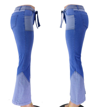 Women stretch vintage casual  slim jeans