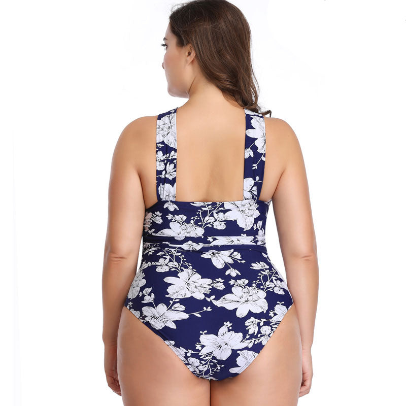 One piece swimwear for plus size women