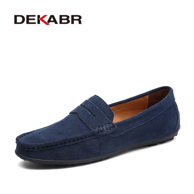 High quality leather flat shoe for men