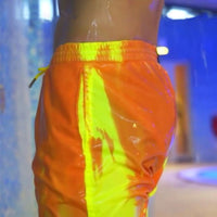 Color changing beach pants for men