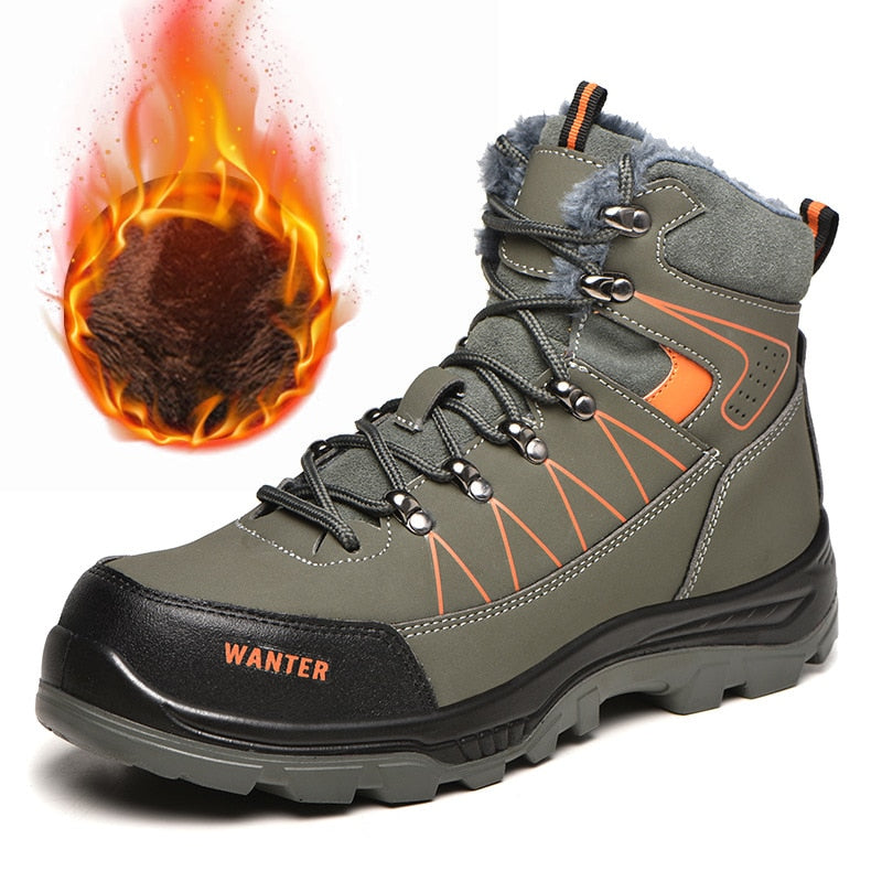 Steel toe safety shoes for men