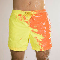 Color changing beach pants for men