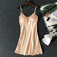 Women's Sexy Lingerie Silk Nightgown