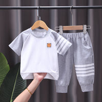 Boys Two pieces short sleeve casual suit