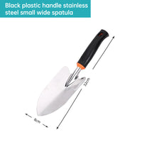 Black plastic handle garden tool