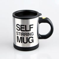 Automatic coffee mixing mug