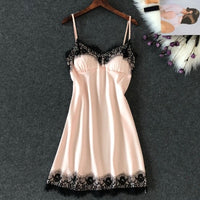 Women's Sexy Lingerie Silk Nightgown