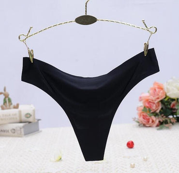 Women Silk Seamless  Thong Panty