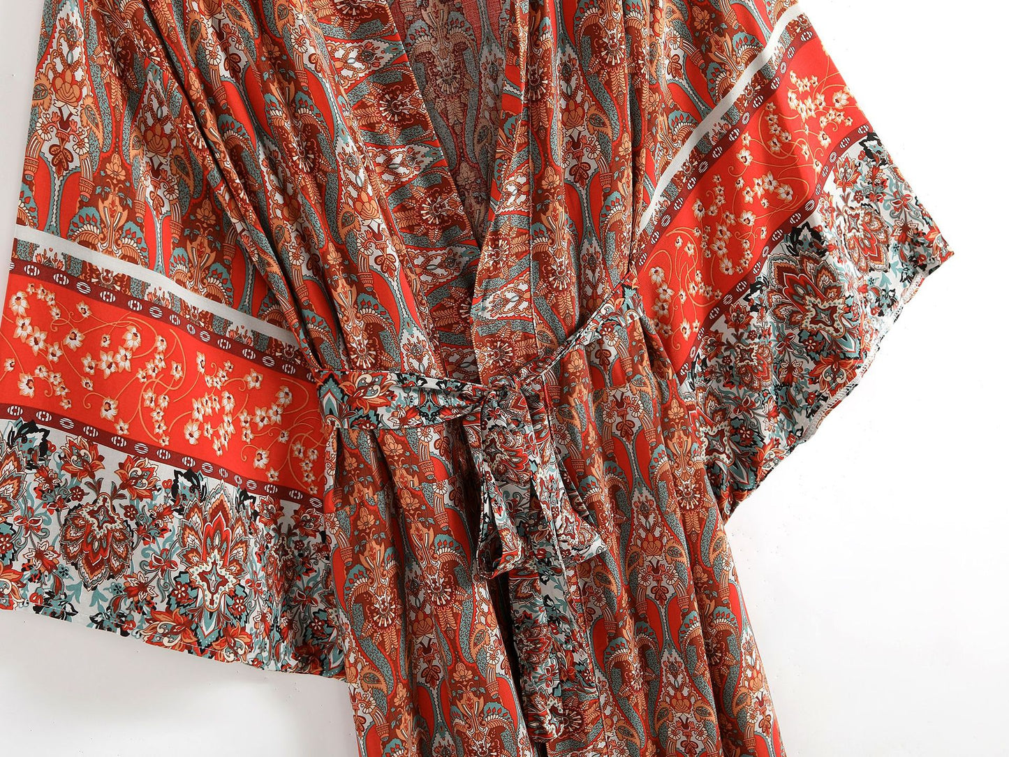 Bohemian Style Cotton Cardigan Kimono