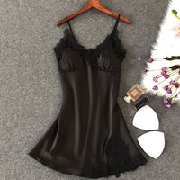 Women's Sexy Lingerie Silk Nightgown