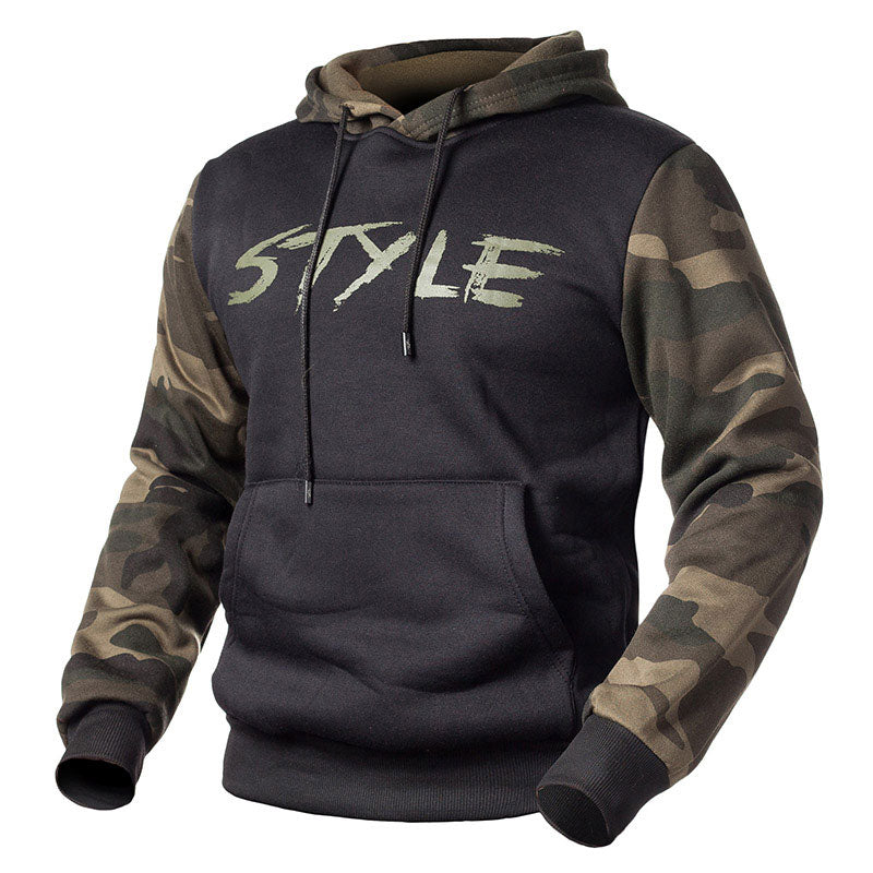 Camouflage fashion men hoodies