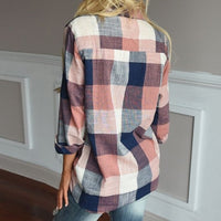 Long sleeve casual blouse