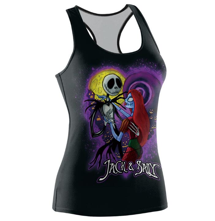 Halloween design tank tops for women