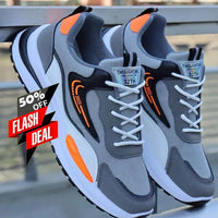 New large men's breathable sports shoes