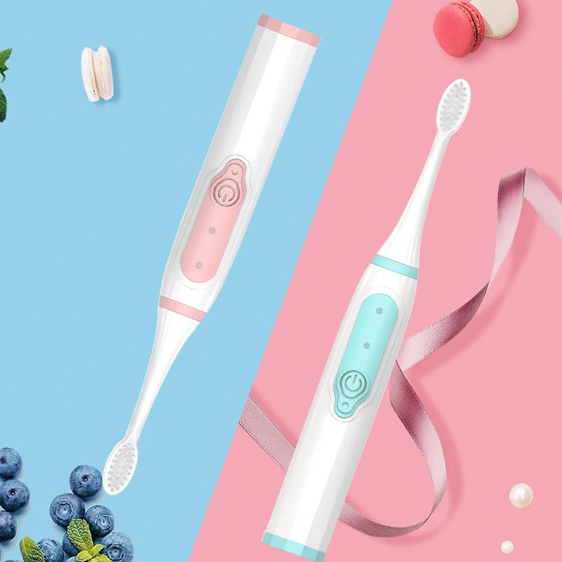 Electric soft hair toothbrush