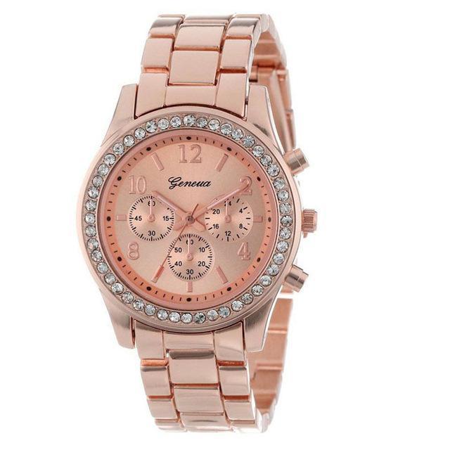 New Geneva classic luxury rhinestone ladies watch