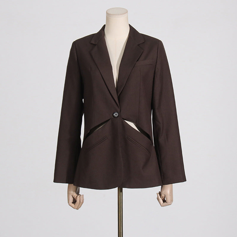 Coffee color Office Suit For Women