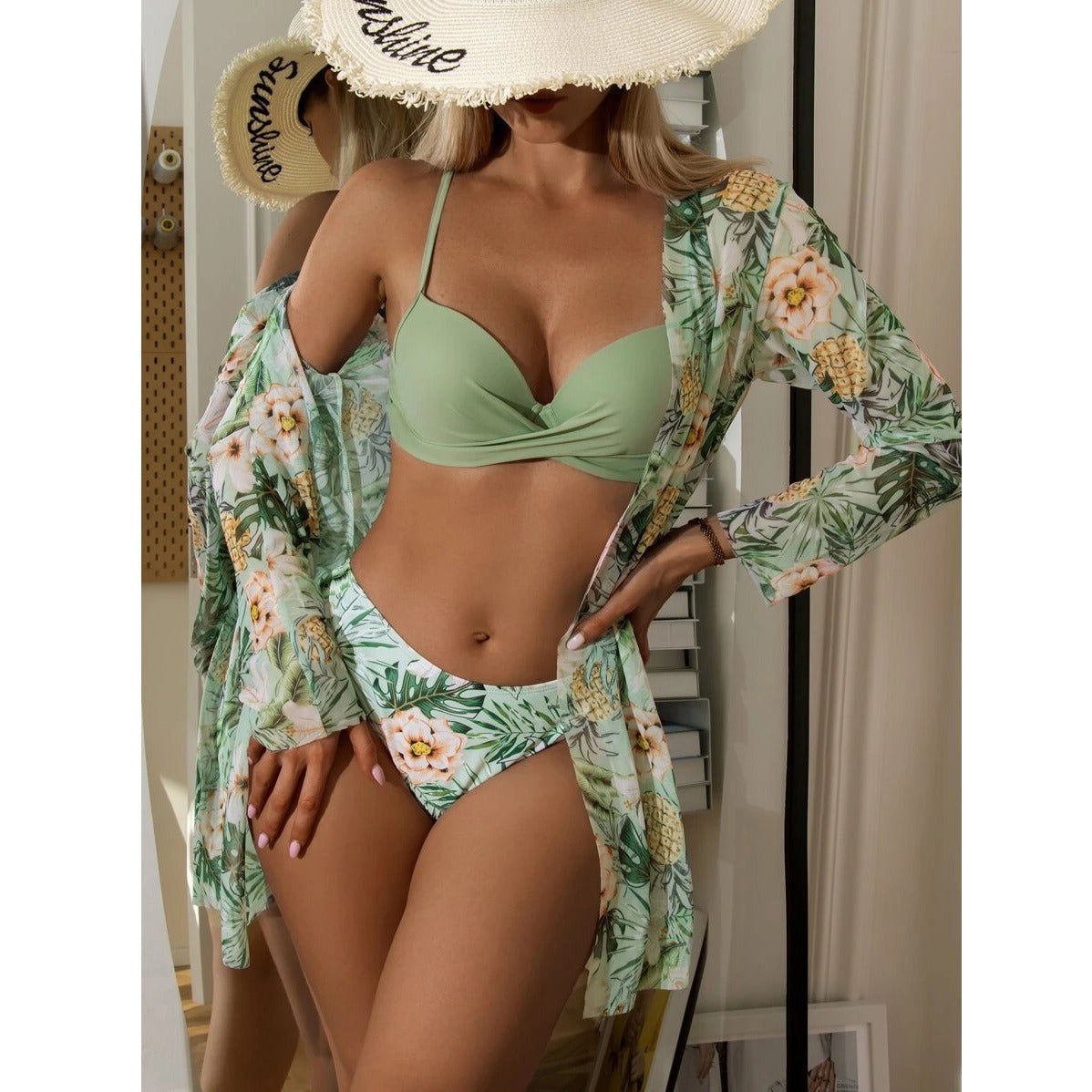 New Bikini 3-Piece Swimsuit for Women