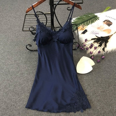 Women's Sexy Lingerie Silk Nightgown