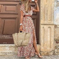 Bohemian style Printed long Dress