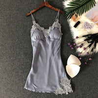 Women's Sexy Lingerie Silk Nightgown