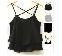 Women Chiffon Summer Casual Tank Tops