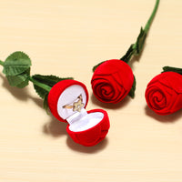 Red Rose Ring Box Valentine's Day Gift