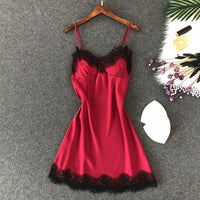 Women's Sexy Lingerie Silk Nightgown