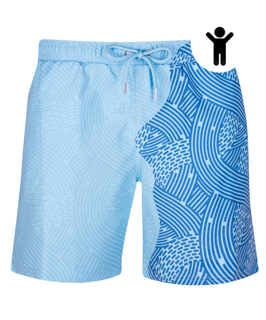 Color changing beach pants for men