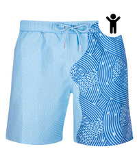 Color changing beach pants for men