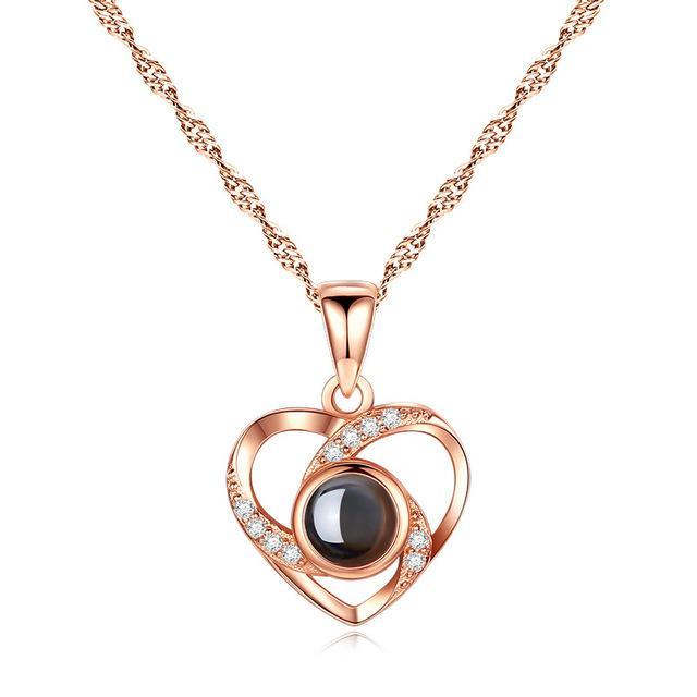 Heart  shape pendant and chain