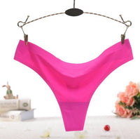 Women Silk Seamless  Thong Panty