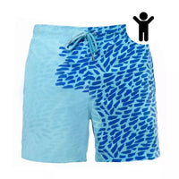 Color changing beach pants for men