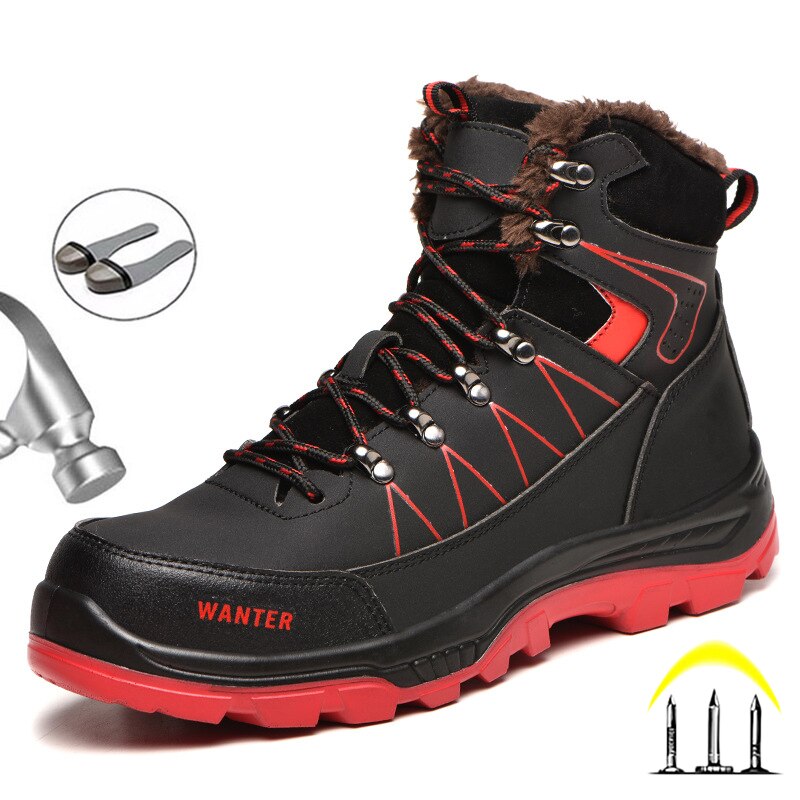 Steel toe safety shoes for men